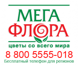 Логотип компании МегаФлора